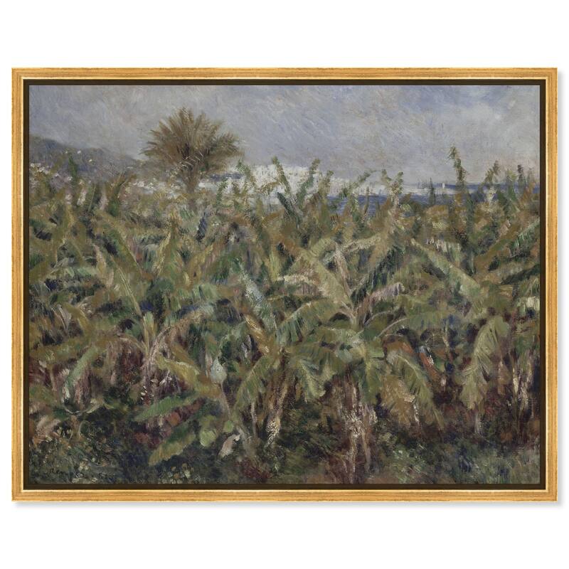 Field of Banana Trees Canvas by Art Remedy - Gold - 20" x 16"