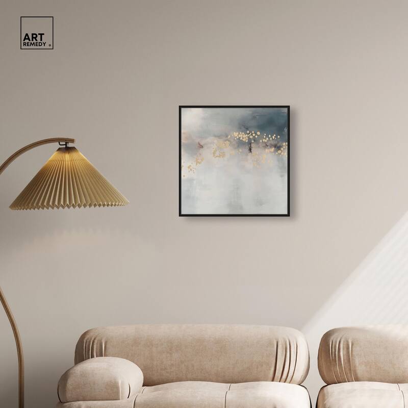 Golden Scatter Canvas by Art Remedy