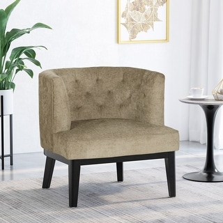 Modern Fabric Accent Chair with Wood Legs - Bed Bath & Beyond - 40909046