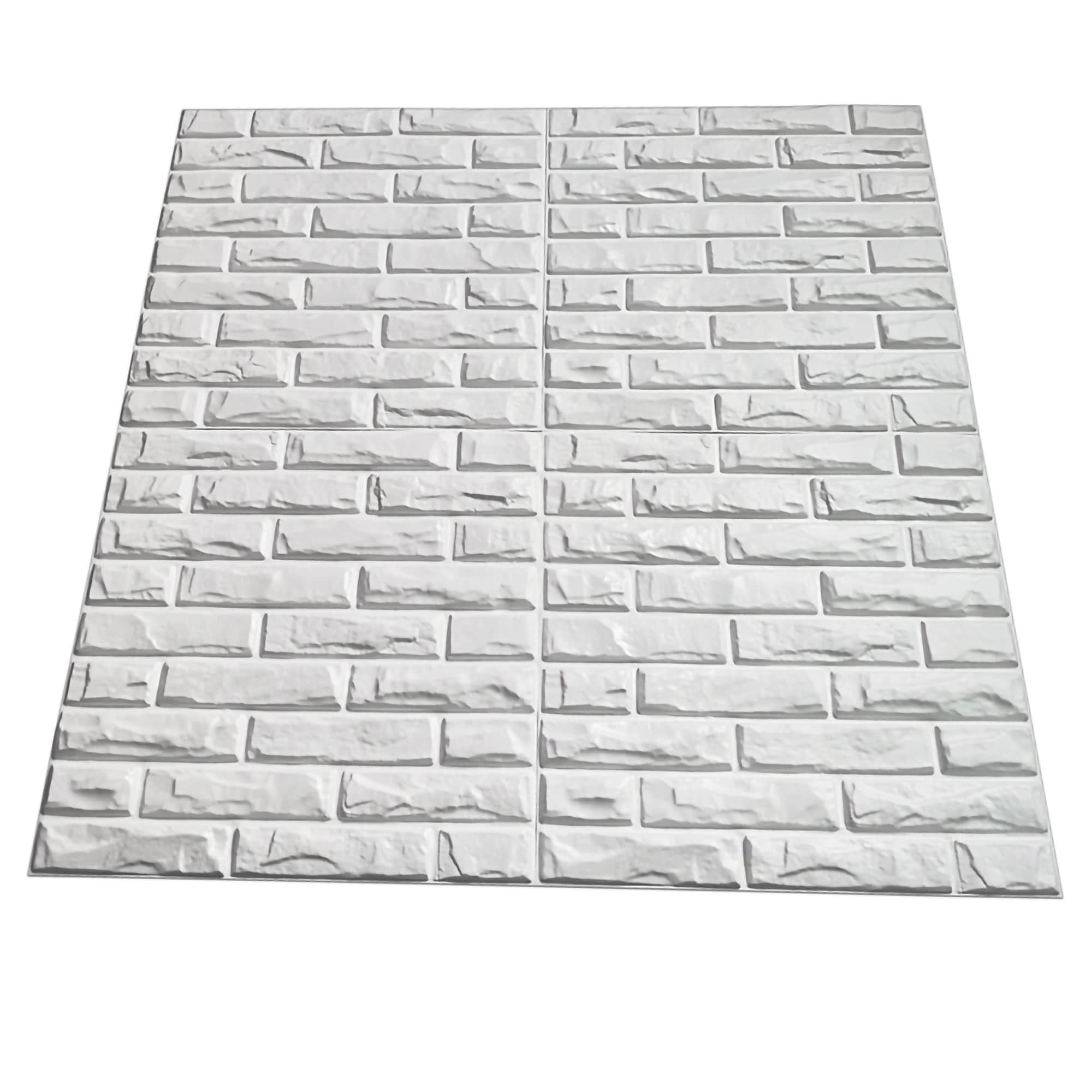 Shop Art3d 3d Wall Panels Pvc Brick Wall Design 32 Sq Ft
