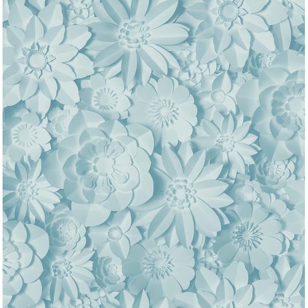 slide 2 of 6, Fine Decor Dacre Light Blue Floral Wallpaper