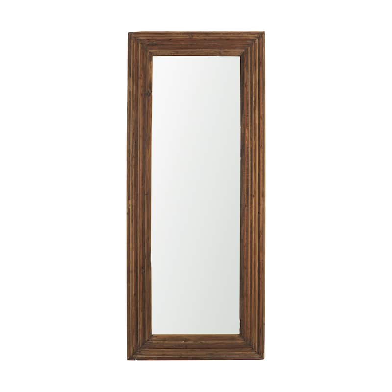 Bennet Small Rectangle Reclaimed Wooden Mirror - 28.5L x 1.5W x 69.0H