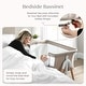 preview thumbnail 2 of 3, Bondi Adjustable Height Bedside Beechwood Bassinet