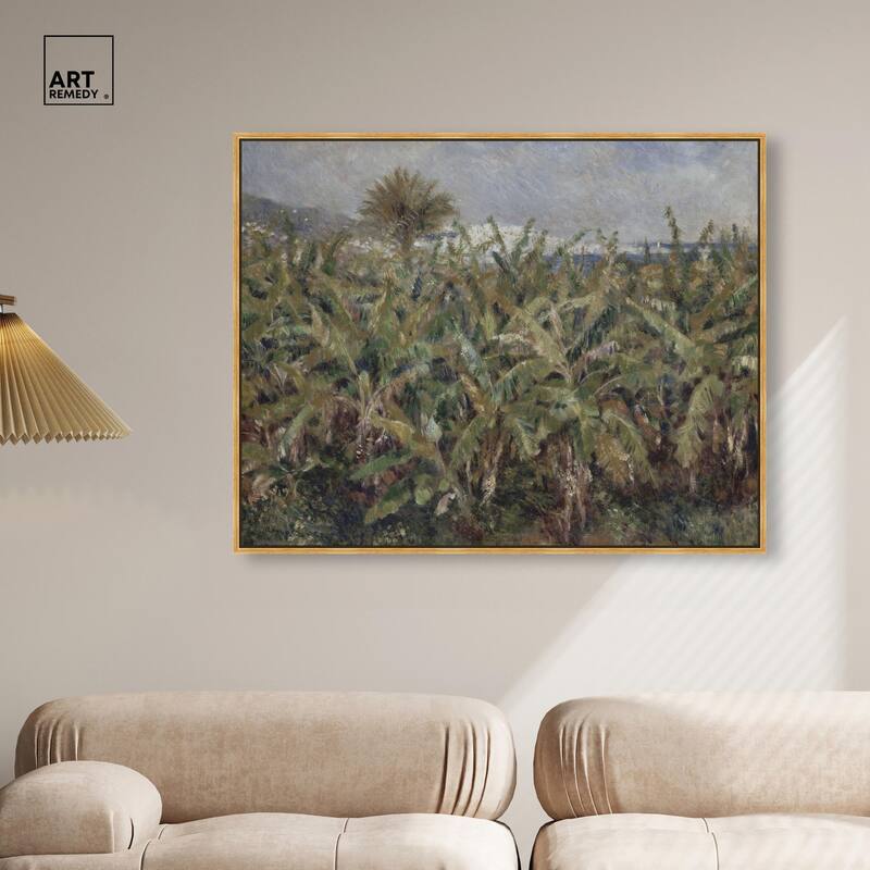 Field of Banana Trees Canvas by Art Remedy