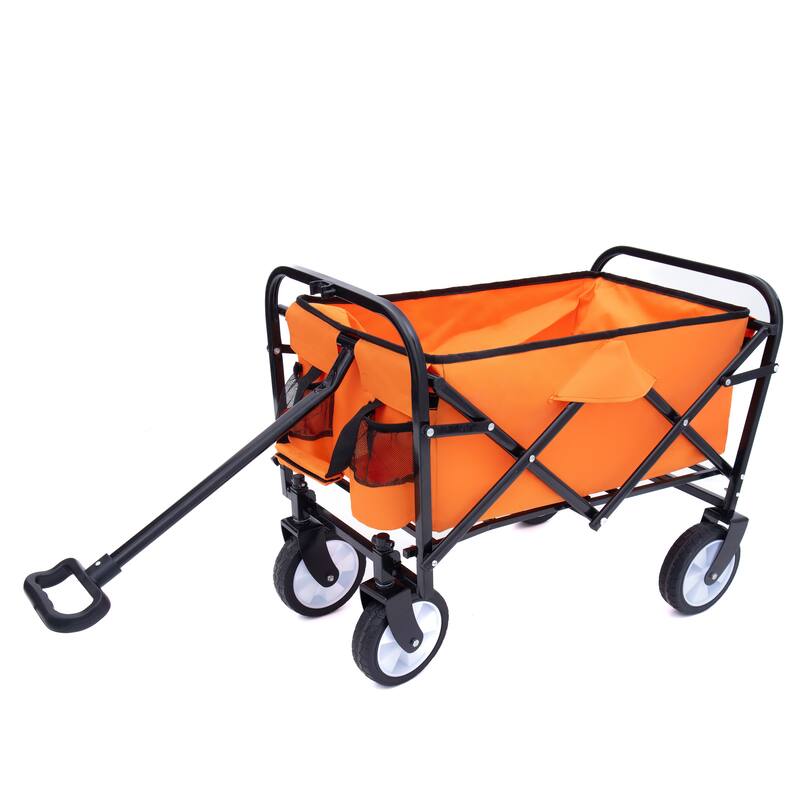Extendable Foldable Wagon Cart, Heavy Duty 225lb, Beach & Utility Use