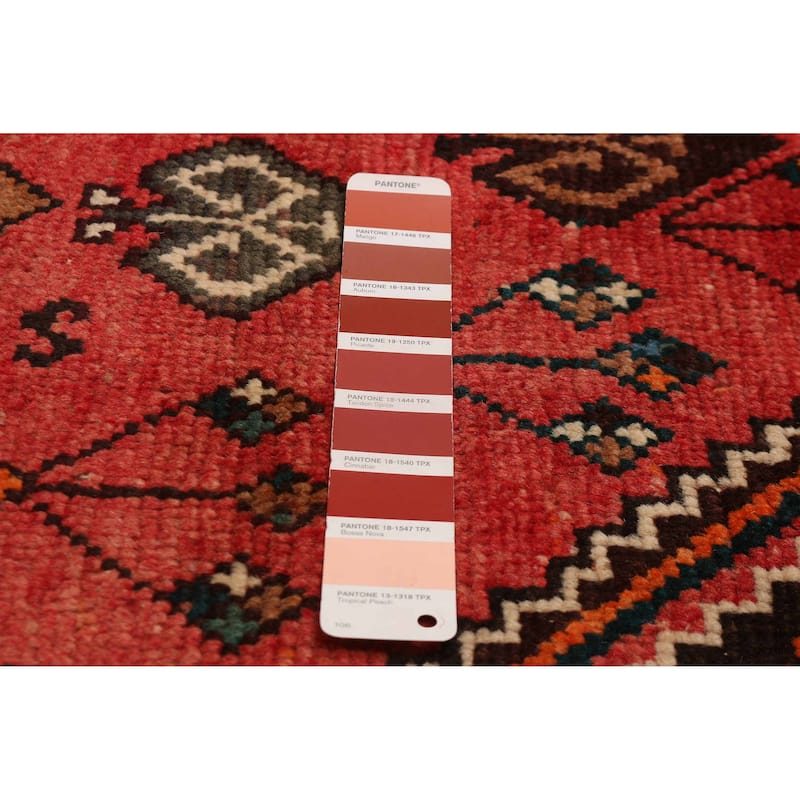 ECARPETGALLERY Hand-knotted Melis Red Wool Rug - 7'2 x 10'2