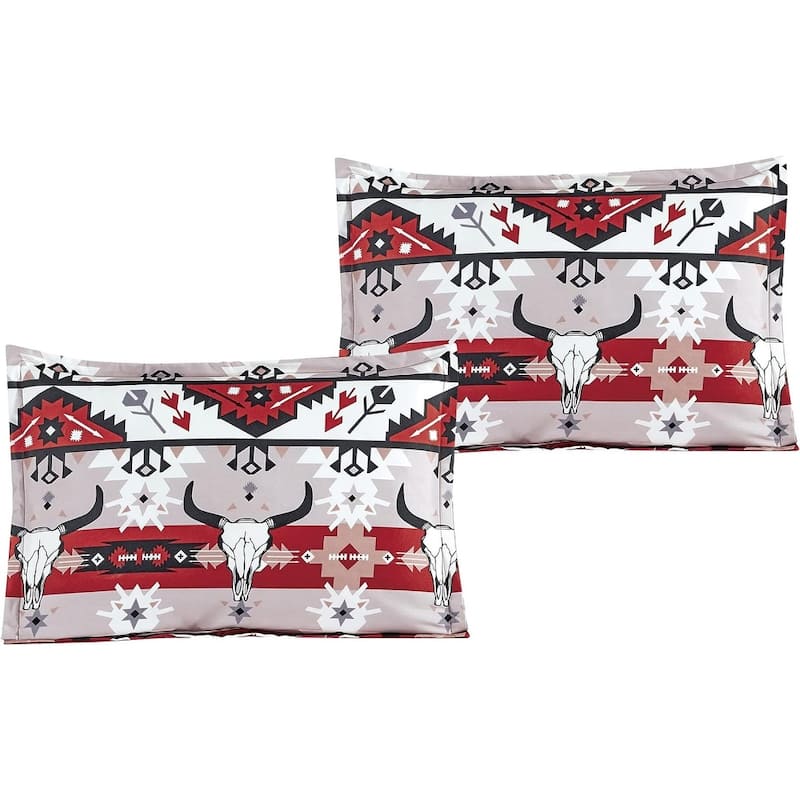 7 Piece Comforter Set Ted Western Style Soft Bedding