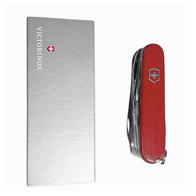 Multifunctions Lightweight Swiss Champ Army Pocket Knife, Red