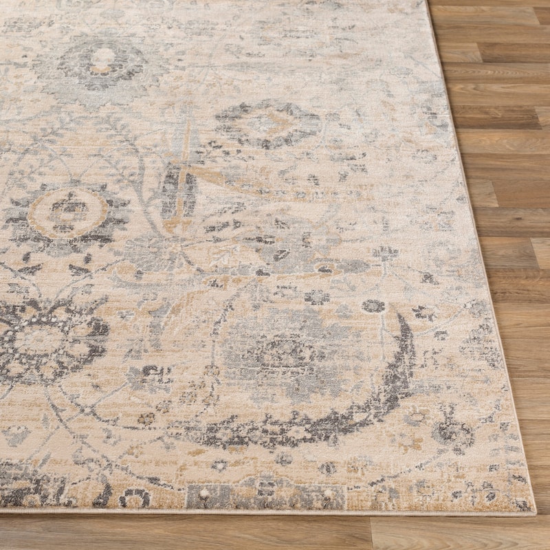 Livabliss Fitz Vintage Floral Area Rug
