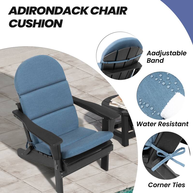 Outdoor Adirondack Chair Cushion Sunbrella / Fabric Patio Chair Pad
