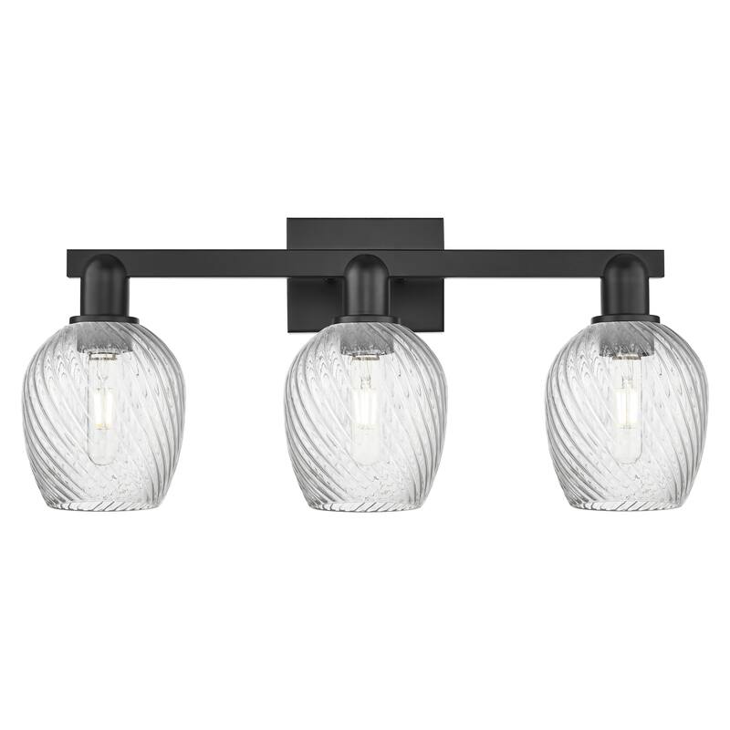 Innovations Lighting Endless Possibilities Arcadia - Salina - 3 Light 25" Bath Vanity Light - Matte Black