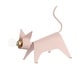preview thumbnail 7 of 6, Gretchen 11.75" Modern Industrial Iron Feline LED Kids' Lamp, Pink by JONATHAN Y