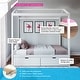 preview thumbnail 2 of 16, Max and Lily Twin House Bed with Storage Drawers