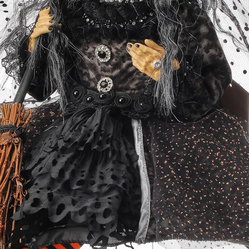 25" Sitting Halloween Witch