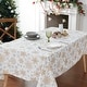 preview thumbnail 1 of 1, Avanti Snowflakes 60" x 120" Tablecloth