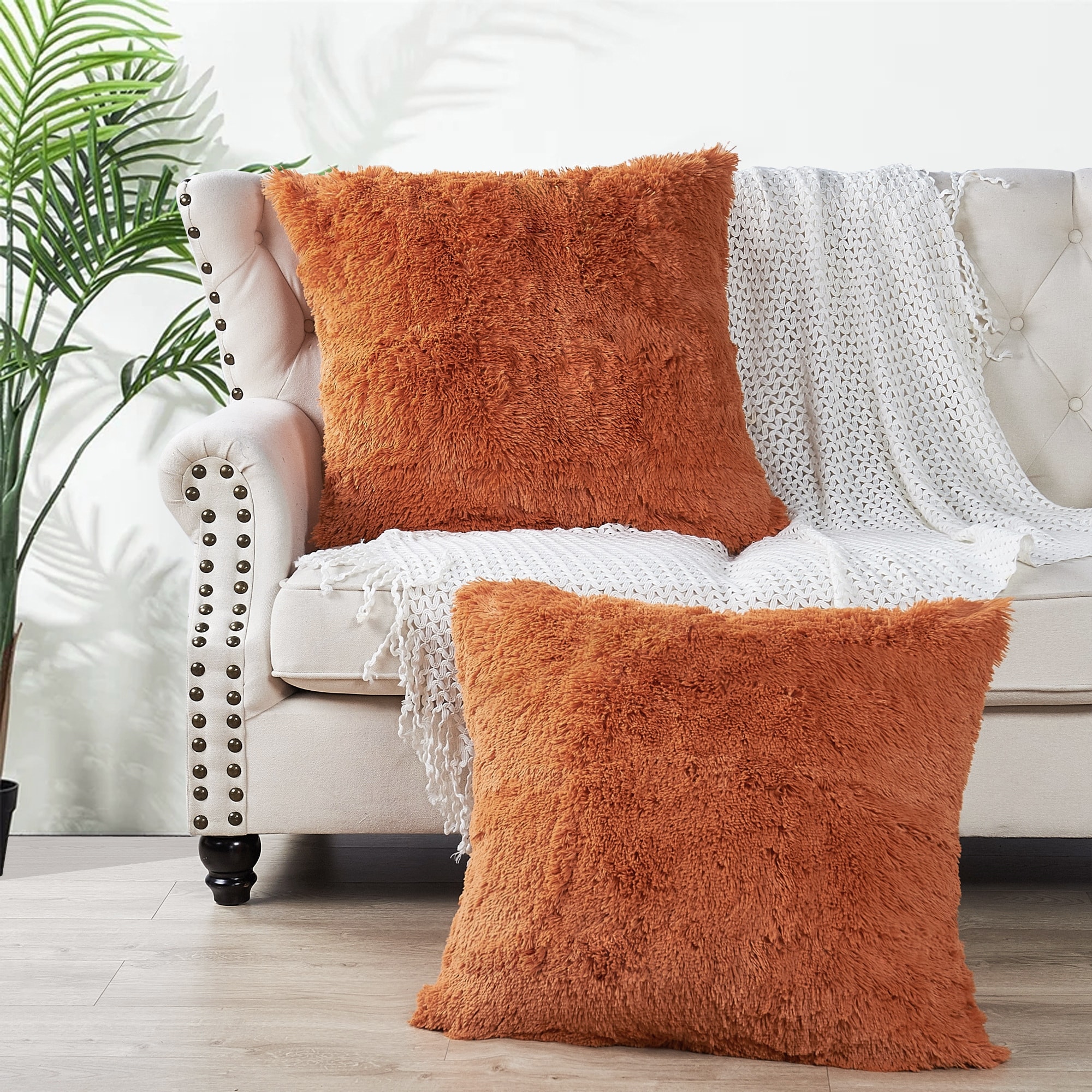 Faux fur pillows canada sales