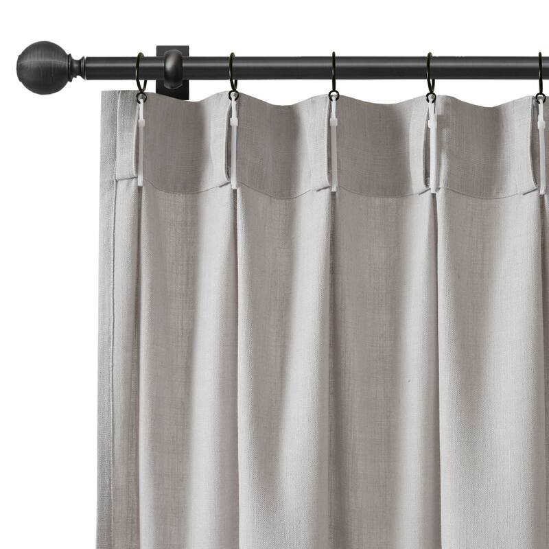 Madison Park Emery 300gsm poly linen with 7 pinch pleat per pc