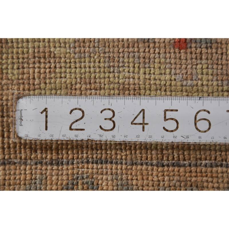 Hand Knotted Oriental 100% Wool Carpet Transitional All-Over Greys & Charcoal Oushak Area Rug - 11' 10'' X 8' 11''