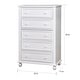 preview thumbnail 2 of 14, Furniture of America Giorgos 2-Piece White Solid Wood Twin over Twin Bunk Bed and Chest Kids Bedroom Set