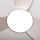 preview thumbnail 34 of 33, 28" Black Modern Dimmable LED Ceiling Fan with Light and Remote