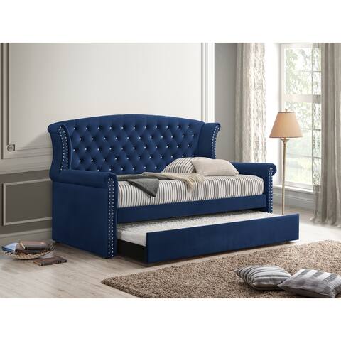 Twin Upholstered Daybed with Trundle