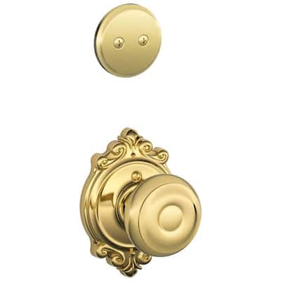 Schlage Georgian One-Sided Dummy Interior Pack with Brookshire Trim -