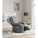 preview thumbnail 21 of 73, Oversized power recliner with heat, massage, 360 degrees swivel, and cup holder.