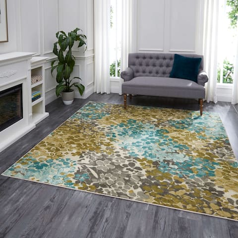 Mohawk Home Abstract Floral Radiance Area Rug