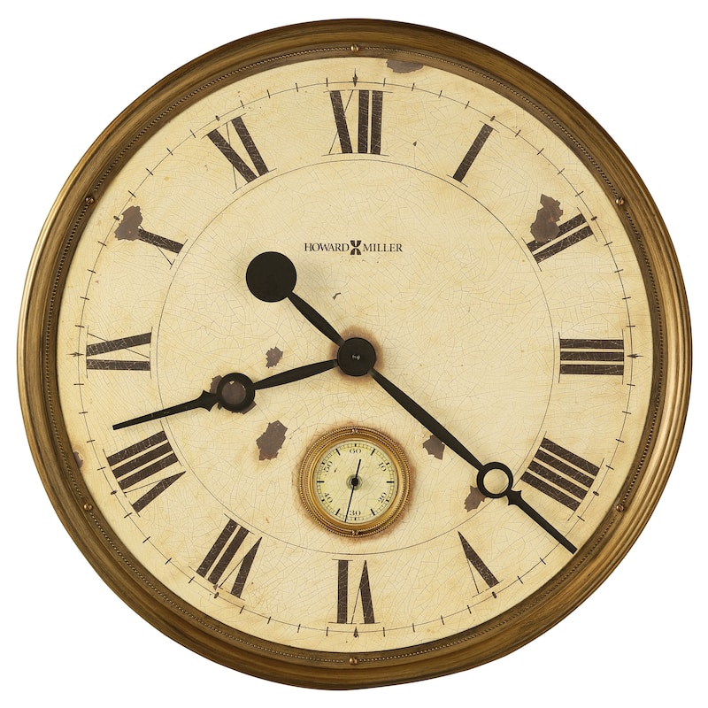 Howard Miller Custer Gallery Wall Clock - Aged Brass