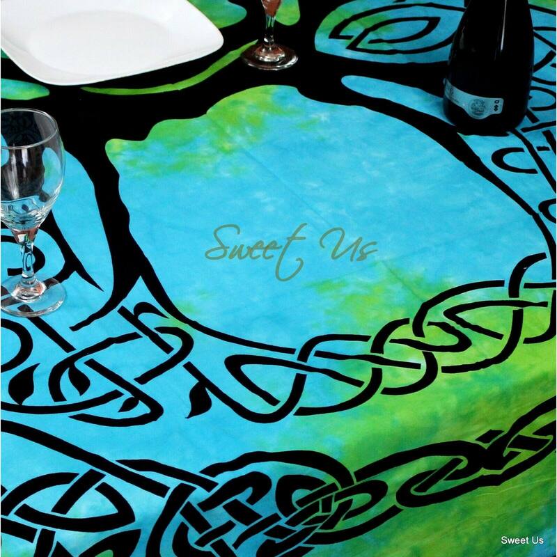 Celtic Tree of Life Tablecloth Square
