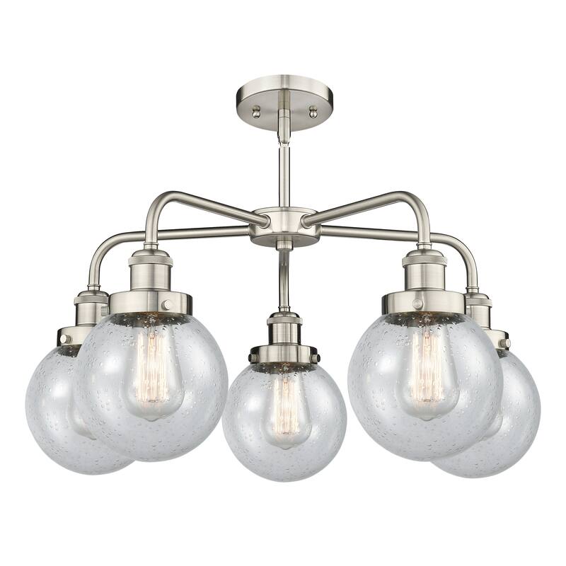 Innovations Lighting Beacon - 5 Light 24" Stem Hung Chandelier
