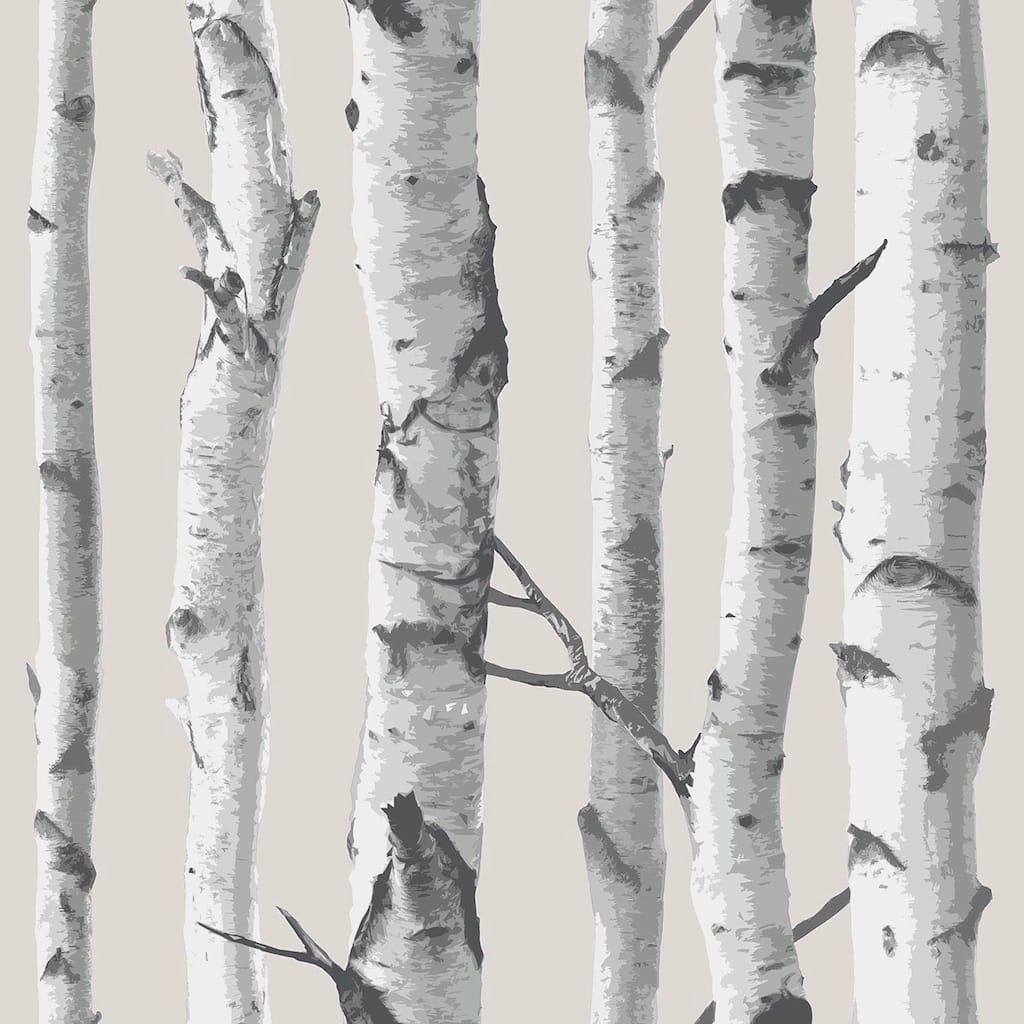 NuWallpaper Birch Tree Peel & Stick Wallpaper - 216in x 20.5in x 0.025in