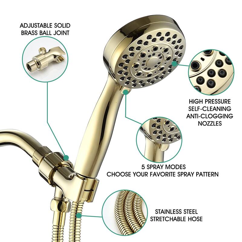 Bathroom Handheld Shower Head with High Pressure Shower Heads