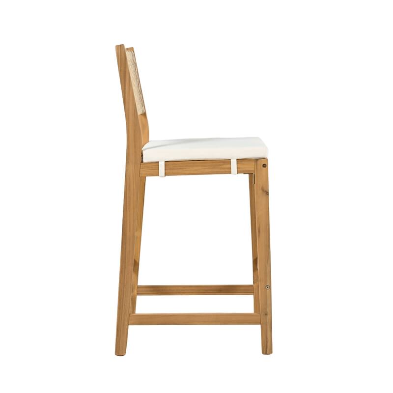 Christopher Knight Home - Hudson 5-Piece Acacia Wood Outdoor Bar Set