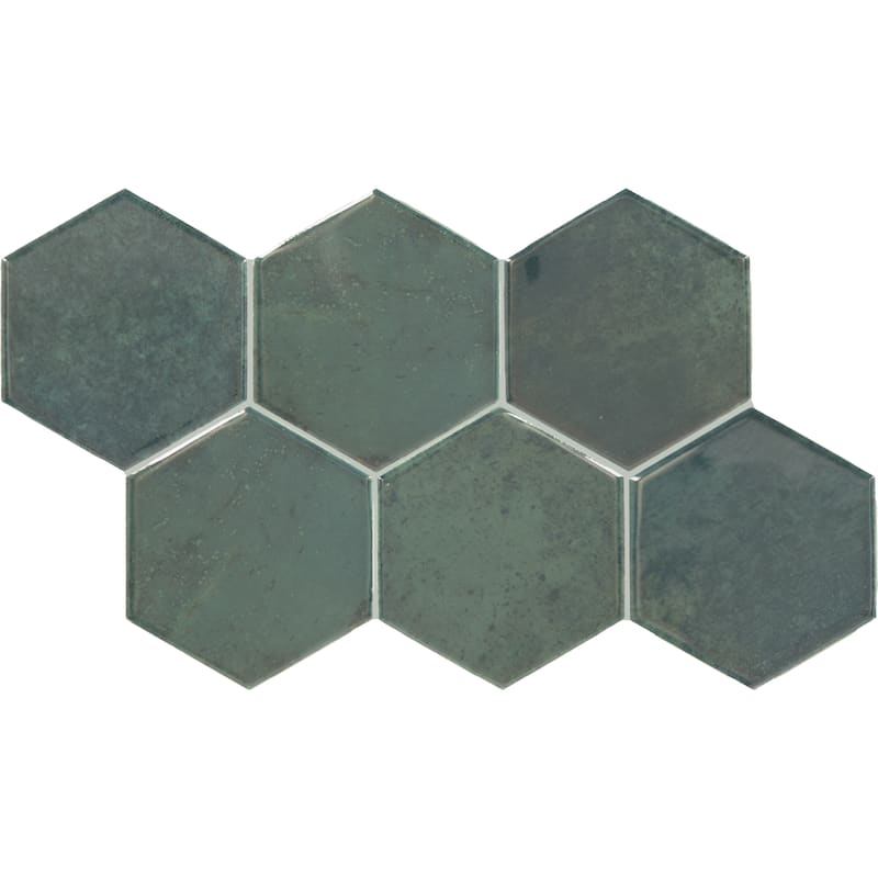 Daltile Mesmerist 4" Ceramic Hexagon Wall Tile (30 PC Per Carton) (3.00 SQFT Per Carton)