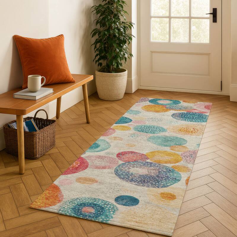 Premium Washable Super Soft Mayfield Rug - Beige - 2'3" x 7'6"