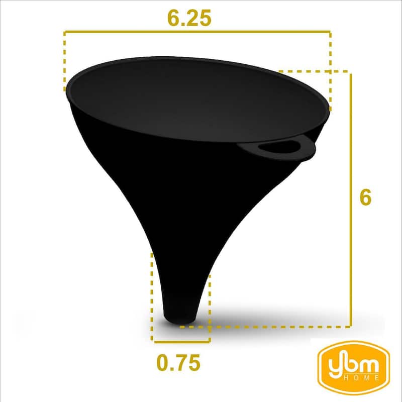 YBM Home Plastic Funnel for Liquid Transfer Grade