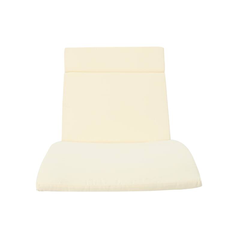 Salem Outdoor Chaise Lounge Cushion by Christopher Knight Home - Beige