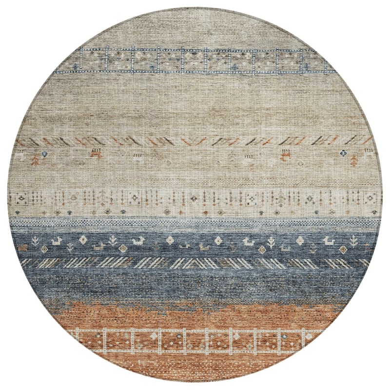 HomeRoots Southwestern Transitional Rectangle Outdoor Rug