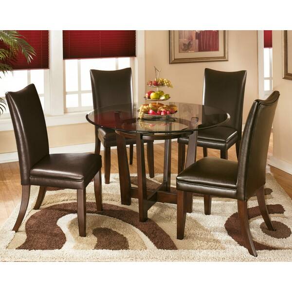 Ashley Furniture D35701 Charrell Dining Side Chair w/ Faux Leather