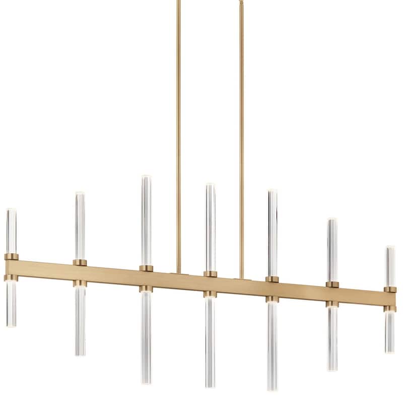 Kichler 52670 Sycara 49" Wide Linear Chandelier - Champagne Bronze