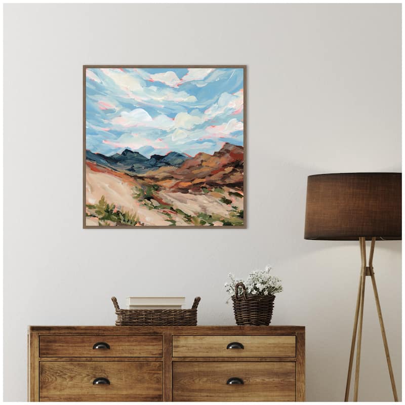 Kate and Laurel Nevada by Emily Kenney Framed Canvas Wall Art Print