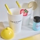 preview thumbnail 10 of 12, Teamson Kids Pretend Play Lemonade Stand Playset with Interactive Accessories in Yellow and White for Age 3 Toddler