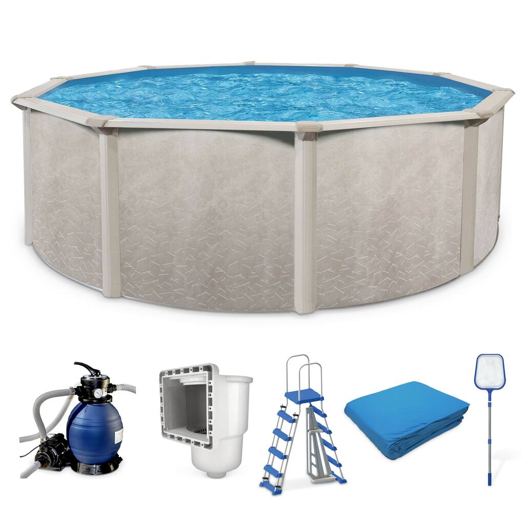 Aquarian Phoenix 15ft x 52in Above Ground Swimming Pool Kit & Pump ...