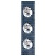 preview thumbnail 18 of 24, SAFAVIEH Carousel Kids Basimah Stripe Dog Rug 2' x 8' Runner - Navy/Ivory