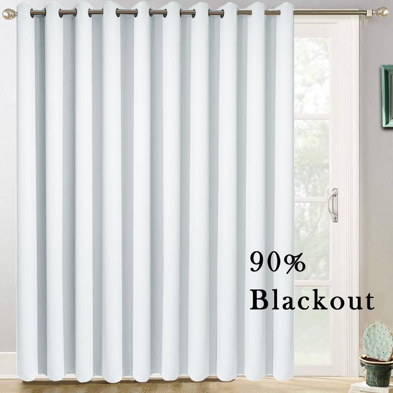 Pro Space Extra Wide Waterproof Outdoor Blackout Grommet Top Curtain (1 Panel)