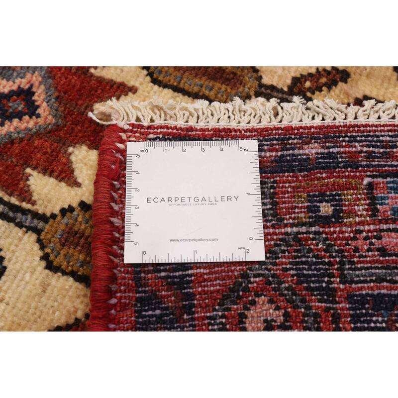 ECARPETGALLERY Hand-knotted Andelz Cream Wool Rug - 3'0 x 10'1