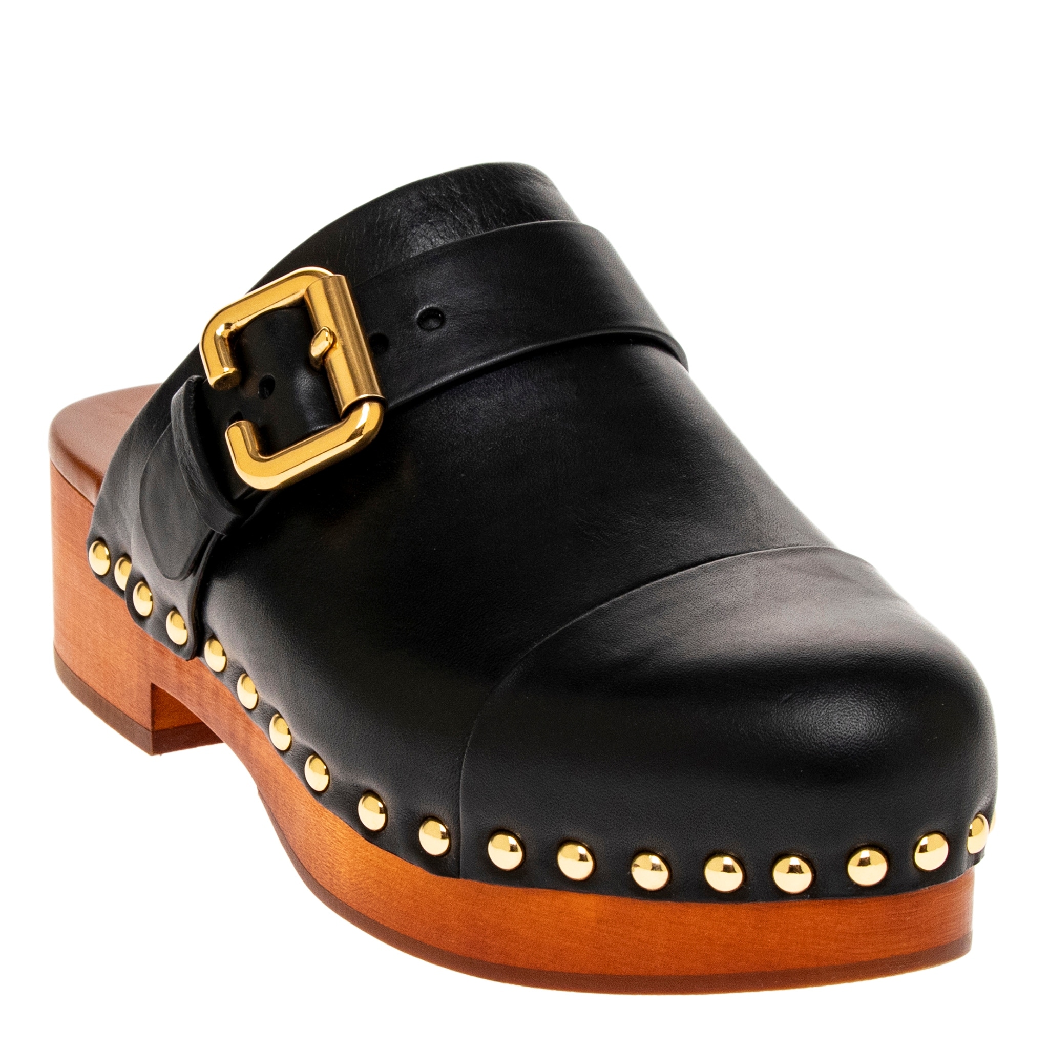 Chloe Jeanette Wedge Clogs - Overstock - 43182816