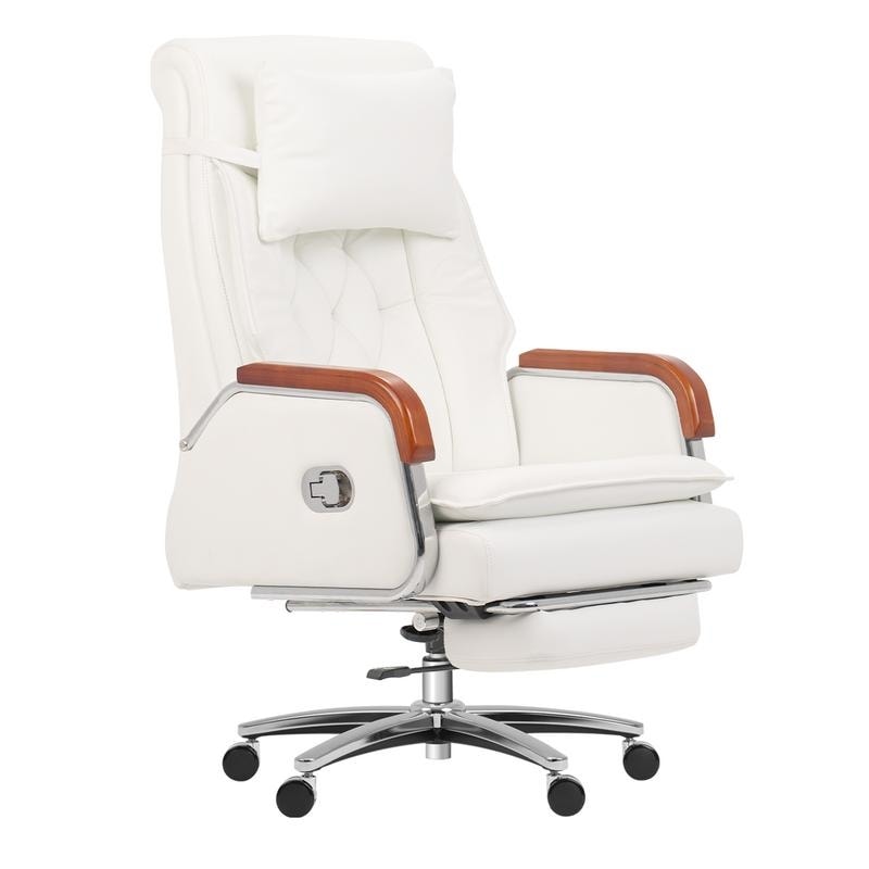 Coast Upholstered Leather Power Recliner Office Chair - KINNLS