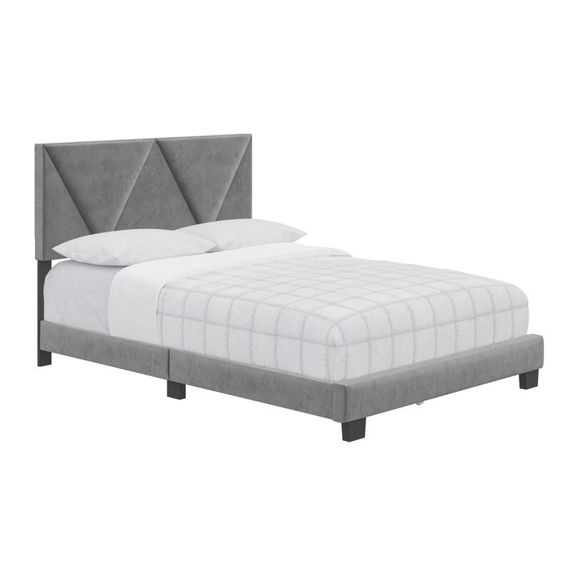 Boyd Sleep Vector Velour Platform Bed
